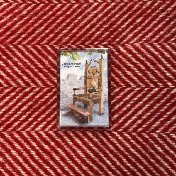 Cardigan Castle Eisteddfod Chair Keyring / Cylch Allweddi Cadair yr Eisteddfod, Castell Aberteifi