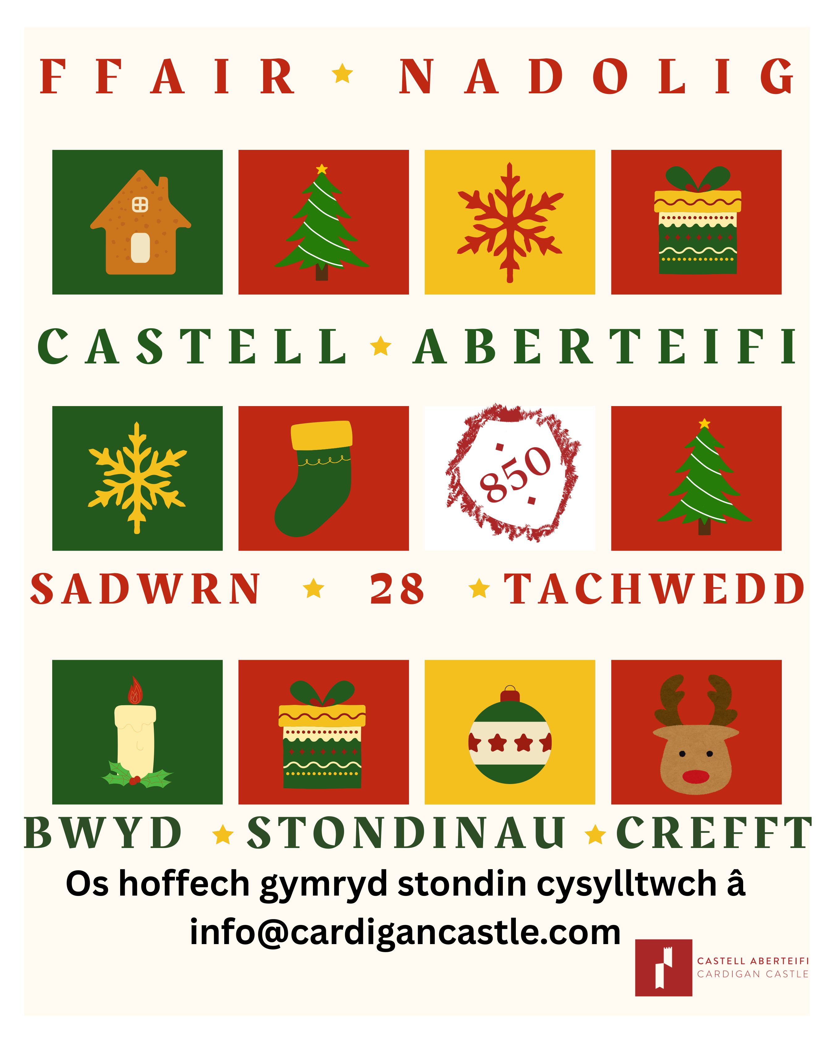 FFAIR NADOLIG Y CASTELL
